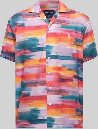 Psycho Bunny Mens Raphael Tencel Shirt 656 SUNKISSED CORAL / XXXL