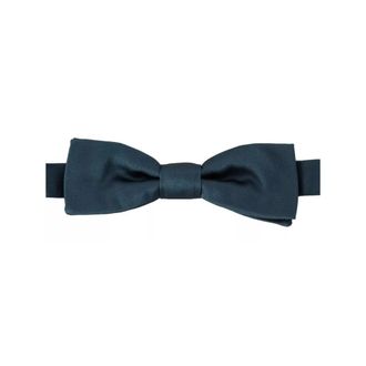 Dolce & Gabbana Luxurious Blue Silk Bow Tie