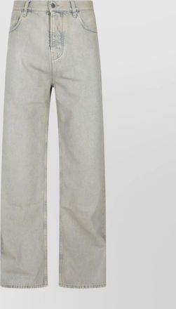 Amiri straight trousers with pockets and belt loops