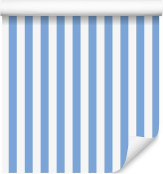 OEM Carta Da Parati A Righe Azzurre, Sfondo Azzurro Per Soggiorno E Camera Da Letto 50x1000 Cm