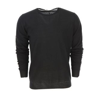 Paolo Pecora Hoodies & sweatvesten, Heren, Zwart, 2Xl, Ronde Hals Trui