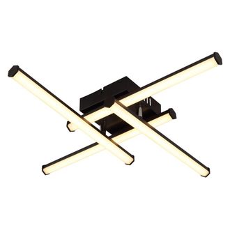 Globo Lighting Plaf&oacute;n - Kirina - Negro - Pl&aacute;stico - Led - 67342-24