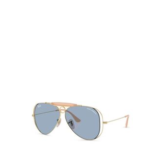 Ray-Ban Sunglasses, unisex, Yellow, Size: 58 MM Shooter Sunglasses