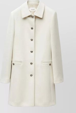 Versace wool single-breasted coat
