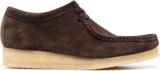 Clarks Wallabee suede loafers - men - Calf Suede/Calf Leather/Rubber - 10.5 - Brown