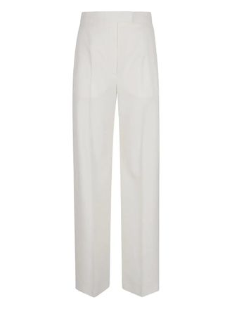 Alexander McQueen Wollen broek - Wit