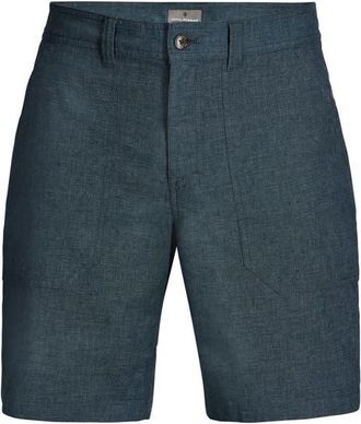 Royal Robbins Hemp Blend Adventure Shorts in Orion Blue at Nordstrom, Size 38