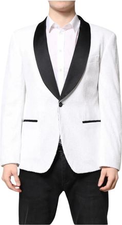 Dolce & Gabbana Hombre, Chaquetas, Blanco, Talla: L