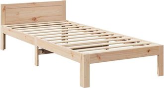 vidaXL Bed Frame without Mattress 80x200 cm Solid Wood Pine Vidaxl