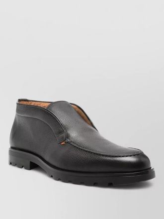 Santoni leather loafers