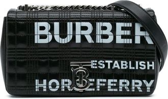 Burberry Borsa a tracolla Lola piccola in pelle lucida 2018-2024 - Nero
