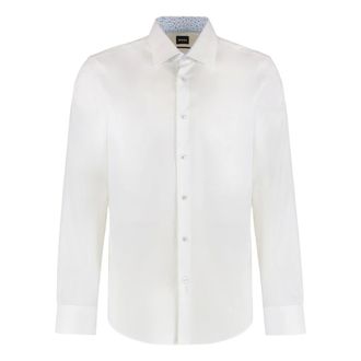 HUGO BOSS Hugo, Formal Shirts, male, White, Size: 5XL H-Joe Kent Shirt