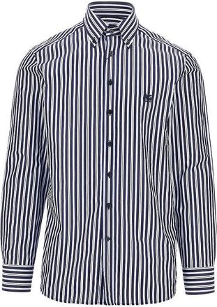 Etro Pegaso logo cotton shirt Man 40