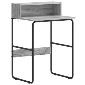 vidaXL Escritorio Con Almacenamiento Sonoma Gris 60 X 50 X 91 Cm Vidaxl