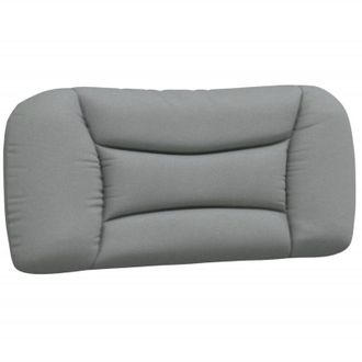 vidaXL Cabecero De Cama Acolchado Tela Gris Claro 90 Cm Vidaxl