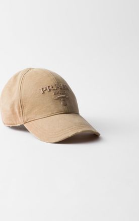 Prada Canvas baseball cap
