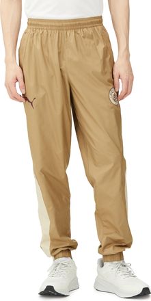 Puma 774373 Mens Soccer Football Club Team MCFC Pre-Match Woven Pants, 24 Spring Summer Colors Toasted / Granola (04), M