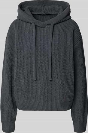 Vero Moda Regular Fit Strickpullover mit Kapuze Modell NEAT in Anthrazit, Größe XS