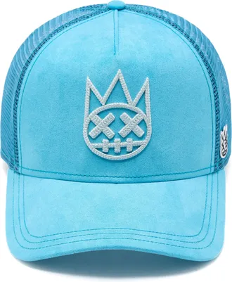 Cult of Individuality Logo Mesh Back Trucker Hat In Navagio Bay
