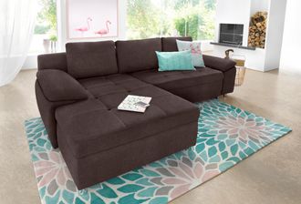 Sit&more Ecksofa »Labene L-Form« wahlweise mit Bettfunktion und Bettkasten, auch als XXL-Variante