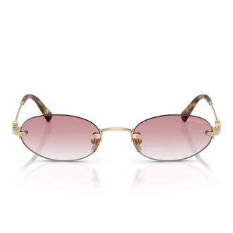 Miu Miu Sunglasses Mua54 S Zvn70 O Gold/Gradient Pink Women