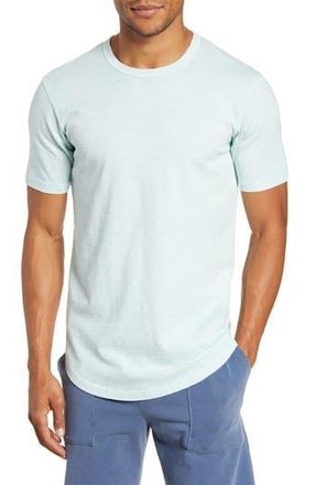 Bloomingdale's Sun Faded Slub Scallop Crew T-Shirt in Seafoam at Nordstrom Rack, Size Xx-Large