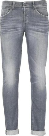 Dondup Klassieke Denim Jeans - Heren - Skinny Jeans - Grijs - W30 - Denim - Jeans