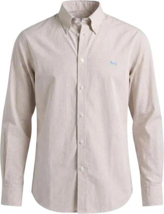 Harmont & Blaine Casual Shirts - Heren - Casual Overhemden - Beige - M - Katoen - Overhemden