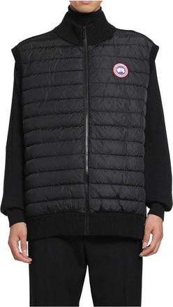 Canada Goose Hy Bridge Knit Vest - Heren - Bodywarmers - Zwart - M - Wol - Jassen