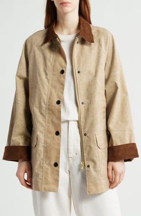 Alex Mill Madison Waxed Cotton Jacket in Khaki at Nordstrom Rack, Size X-Large