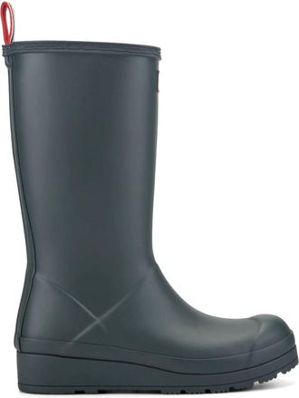 Hunter Womens Play Tall Rain Boots In Arctic Moss