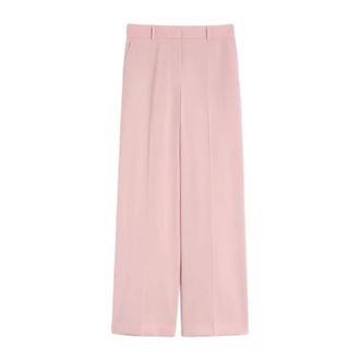 Max Mara Wide Trousers, female, Pink, Size: 2XS Wkdvisivo Trousers