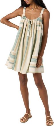 O'Neill Andye Stripe Minidress in Tapioca at Nordstrom, Size X-Small