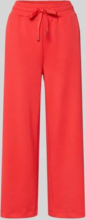 Soyaconcept Wide Fit Sweatpants in verk&uuml;rzter Passform Modell Banu in Koralle, Gr&ouml;&szlig;e XXL