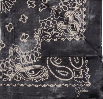 Golden Goose Paisley Print Sjaal - Heren - Zijden sjaals - Blauw - ONE Size - Accessoires