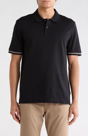 BOSS Parlay Knit Polo in Black at Nordstrom Rack, Size Xx-Large