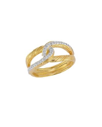 I.Reiss Company 14K 0.27 Ct. Tw. Diamond Interlocking Ring