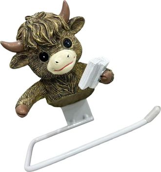 OEM Highlands - Soporte De Papel Higi&eacute;nico De Pared Con Forma De Vaca, -1