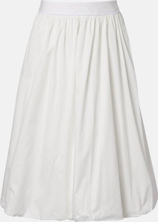 Bananhot Gonna midi Alba in popeline di cotone