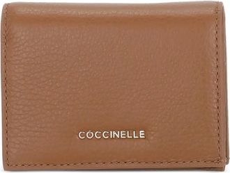 Coccinelle Portafoglio con finitura in rilievo - Marrone