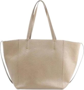 Celine Pre-owned Tote Bags, female, Beige, Size: ONE SIZE Pre-owned Cabas Phantom Small Tote Bag