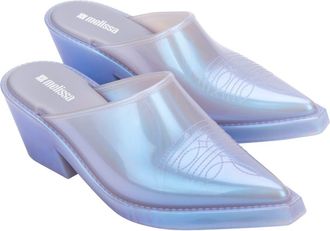 Melissa Texas Mule in Pearly Blue at Nordstrom, Size 10