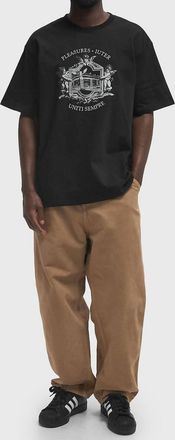 Pleasures Alberto T-Shirt In Black