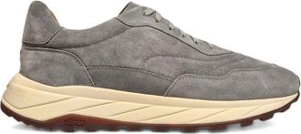 Henderson Baracco Sharks suede lace-up sneakers - men - Calf Suede/Calf Leather/Rubber - 42.5 - Grey