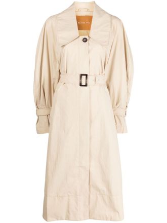 Rejina Pyo Trench con cintura Oona - Marrone