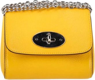 Mulberry Pre-owned Mini Bags, female, Yellow, Size: ONE SIZE Pre-owned Leather Shoulder Bag