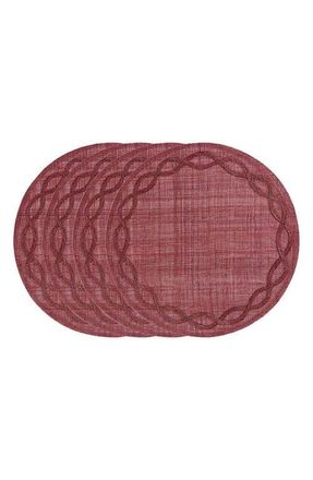 Juliska Tuileries Garden Set of 4 Placemats in Mulberry at Nordstrom