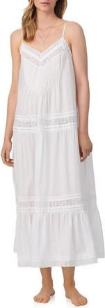 Eileen West Sleeveless Cotton Ballet Nightgown in White at Nordstrom, Size X-Large