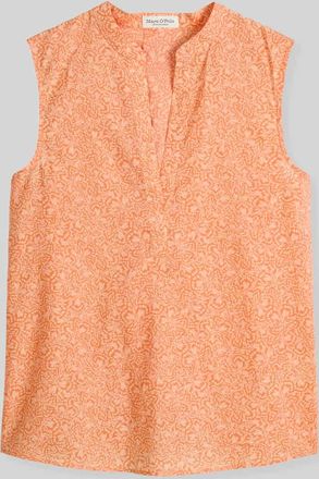 Marc O'Polo Loose Fit Blusentop aus reiner Baumwolle in Orange, Gr&ouml;&szlig;e 36