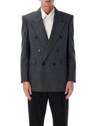 Saint Laurent Double-Breasted Wool Jacket